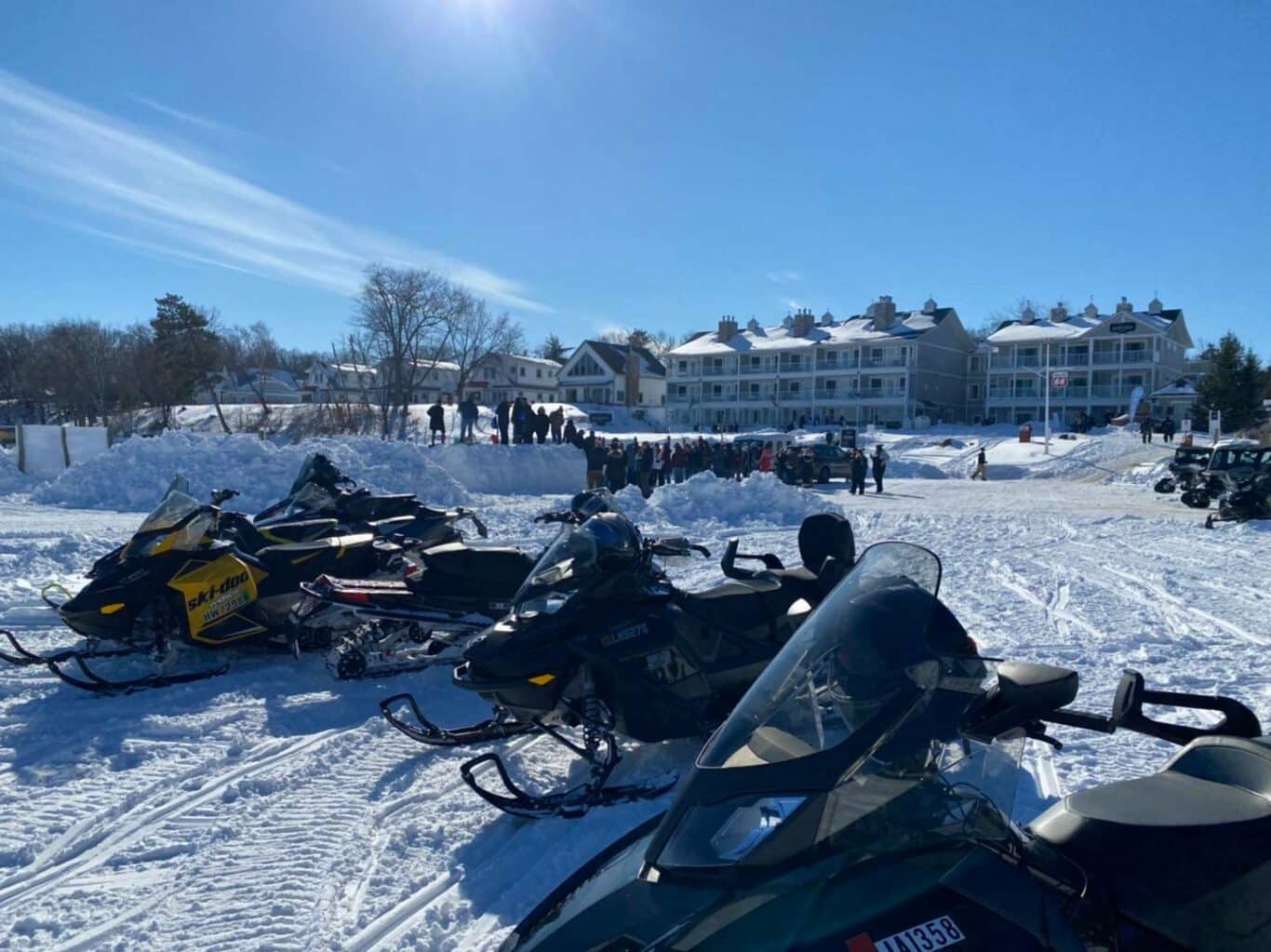 Gull Lake Frozen Fore at Quarterdeck Resort Leisure Hotels & Resorts